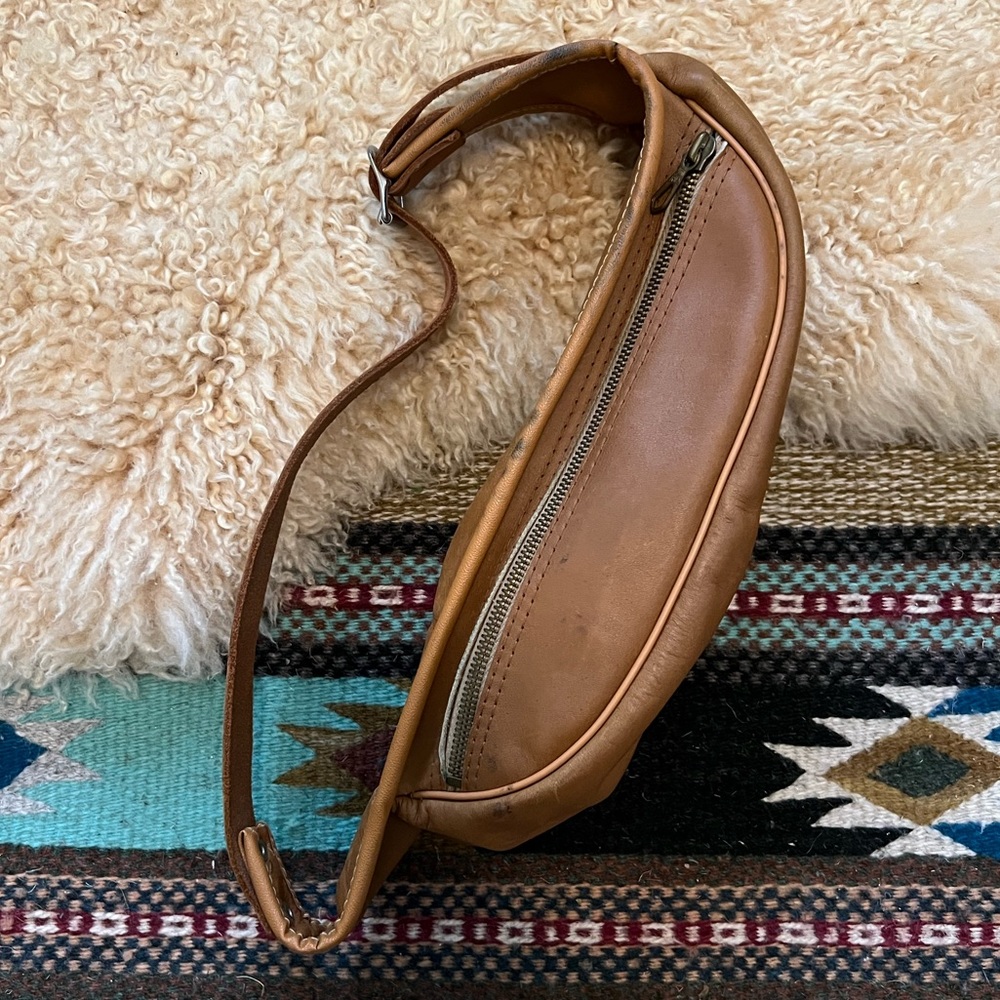 Vintage Leather Small Fanny/Waist Pack